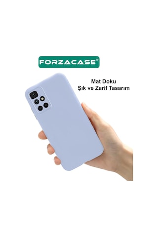 Forzacase Tecno Spark Go 2024 İle Uyumlu Maxim Serisi Mat Silikon Kılıf Siyah