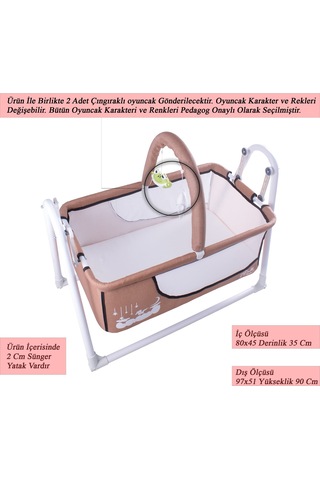 Chubby Baby Candy Sepet Beşik Anne Yanı Portatif Beşik