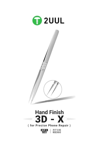 2uul Tw02 El İşçiliği 3d-x Desenli Hassas Anti-statik Düz Uçlu Entegre Cımbızı