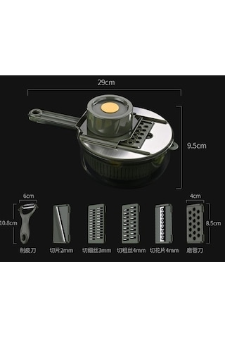 Wondernest Yeşil Sebze Patates Doğrayıcı, Lichen Kesici, Çok Fonksiyonlu Yeşil