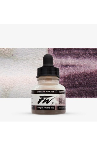 Daler Rowney Fw Ink Akrilik Mürekkep 29.5 Ml Shimmering Red 731 Diğer