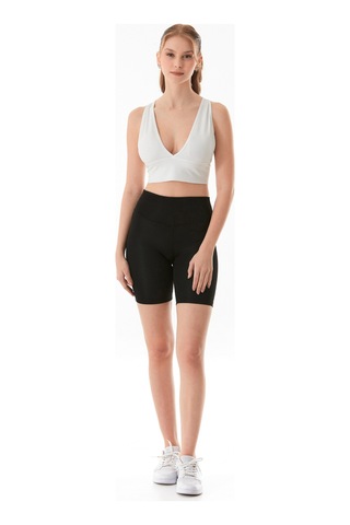 Fullamoda Basic Fitilli Kaplı Büstiyer Beyaz