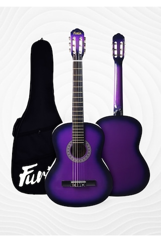 Cg-3902prs Klasik Gitar 4/4 Yetişkin Boy Sap Ayarlı Full Set Mor