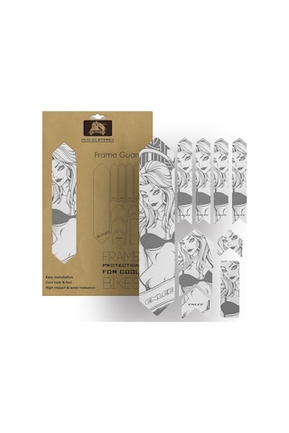 Yuntech01 Jant Korumalı Bisiklet Sticker - Yolluk Dağ Bisikleti İçin, Çizik Ve Yağmur Koruyucu, Pvc Malzeme, Kalan Yapmaz, Kolay Uygulama