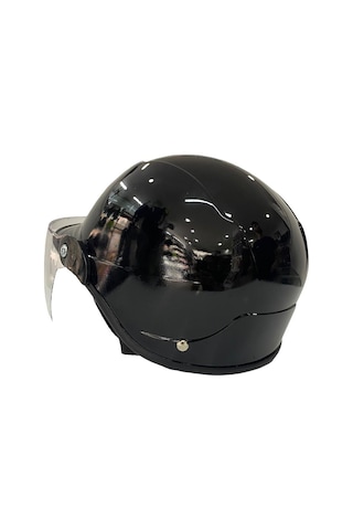 Mg Moto Yarım Jokey Şeffaf Camlı Açık Motosiklet Kaskı