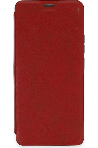 Newface Xiaomi Redmi Note 13 4g Kılıf Flip Cover Semeglbl - 51 - Kırmızı