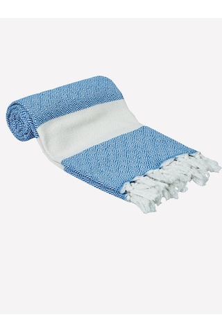 Kh3967-5 Ege Esintisi Peştemal Plaj Havlusu 90x170 Cm Yumuşak Dokulu, Hızlı Kuruyan Üstün Kalite Kh3967-5 Mavi