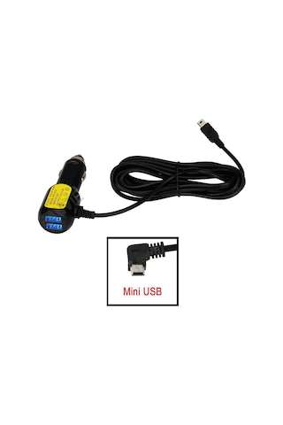 Çakmak Mini Usb Şarj Aleti 5 Pin Çakmak Şarj Aleti 5 Volt 3 5 Amper Mini Usb Şarj Aleti 2 Port Usb Navigasyon Şarj Aleti Araç Kamera Şarj Aleti