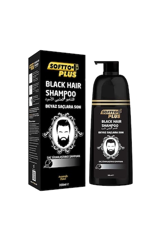 Softto Plus Black Hair Şampuan 350 Ml