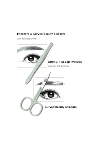 Kosona Stainless Steel Pedikür Ve Manikür Seti, 16 Parça Çift Uçlu, Pembe, Çelik Malzeme, Folding Çanta İçerisinde Mor