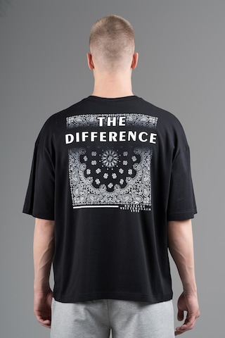 Maraton Sportswear Oversize Erkek Bisiklet Yaka Kısa Kol Basic Siyah T-shirt 22694-siyah Siyah