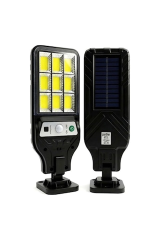 Panther Solar Led Duvar Lambası Pt-2911 Siyah