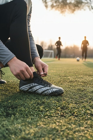 Enoch Silver-grid Entegre Bilekli Profesyonel Futbol Ayakkabısı Siyah - Gri