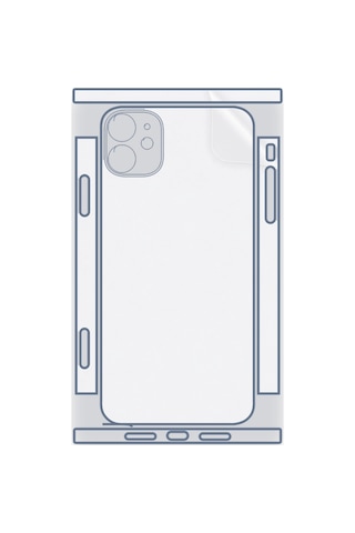 Apple iPhone 11 Uyumlu Fullbody Arka Kaplama Hidrojel Koruyucu Film 67950774