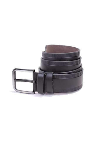Dagoster DMK26-453 Siyah 4.5 CM Suni Deri Erkek Kemer Siyah