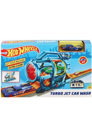 Hot Wheels Turbo Jet Oto Yıkama Oyun Seti