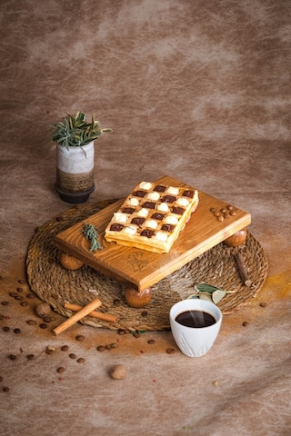 Justwood 2'li Risus Top Ayaklı 17x25 ve 17x30 CM Ahşap Dikdörtgen