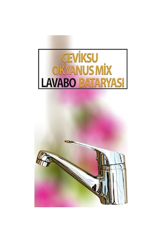 Okyanus Mix Lavabo Bataryası Krom