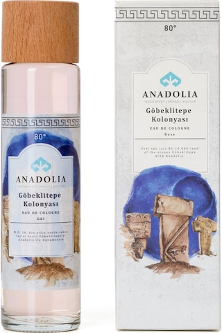 Anadolia Göbeklitepe Gül Kokulu 80 Cam Şişe Kolonya 180 ML