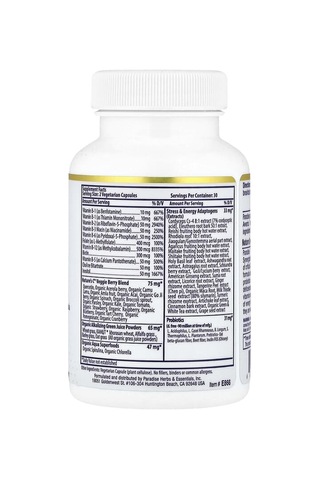 Paradise Herbs, Earth's Blend, Methyl B-complex, 60 Vegetarian Capsules