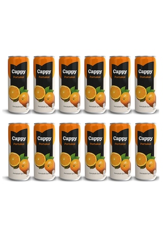 Cappy Portakallı İçecek 330 Ml X 12 Adet