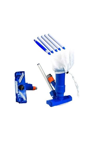 Ulzyvf Havuz Temizleme Seti - 3 Fırçalı Vakum Başlığı + Uzatma Çubuklu Diğer