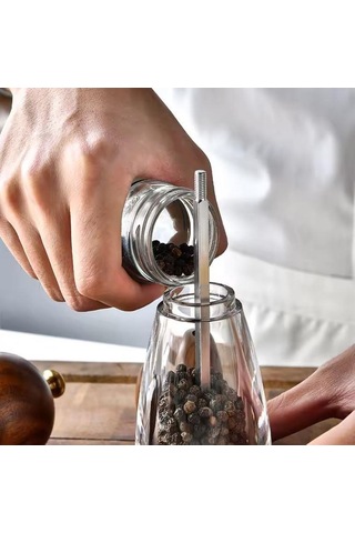 Rossel Premium 1 Adet Lüx Ahşap Akrilik Baharat -1361