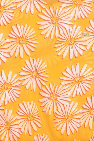 U.S. Polo Assn. Kız Çocuk Turuncu Çiçek Desenli Kolsuz Gömlek 50306603-VR202