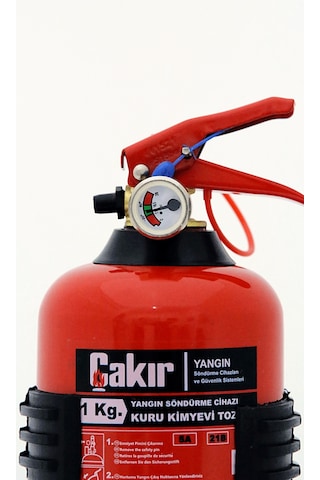 Çakır 1 Kg Yangın Söndürme Tüpü - Kuru Kimyevi Tozlu Abc