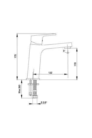 Eca Tiera Lavabo Bataryası Beyaz - Krom 104808989
