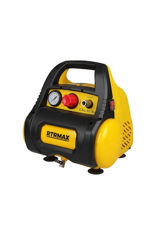 Rtrmax RTM720 Yağsız Hava Kompresörü 6 Lt 1.5 Hp / 1.1 Kw 8 Bar