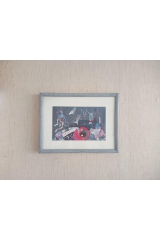 Wassıly Kandinsky Çerceveli Duvar Tablosu 28x21cm