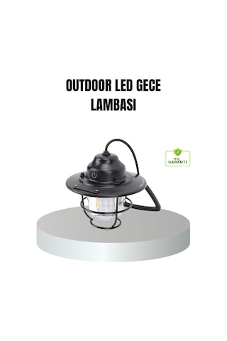 Retro Kamp Lambası Su Geçirmez Taşınabilir Gece Işığı Uzun Pil Ömürlü Çok Renkli