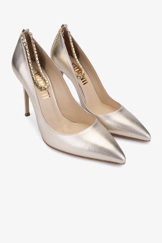 Valmenti Yuki Kadın Gold Hakiki Deri Topuklu Ayakkabı 613 27350 Bn Ayk Y24 Gold