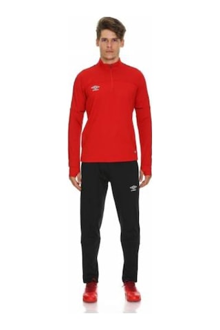 Umbro Erkek Sweat / Red / Yarım Fermuarlı / Tc-0024-3