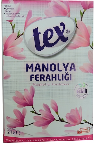 Tex Dolap Çekmece Banyo Manolya Ferahlığı Askılı Oda Kokusu 21 G