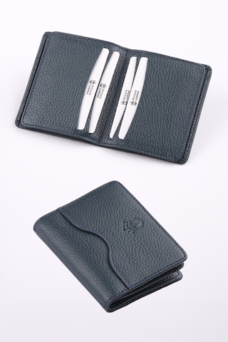 Ancora Leather Hakiki Deri Kartlık-26207 Lacivert