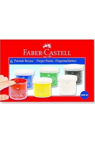 Faber-castell Parmak Boyası 25ml 6 Renk