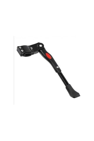 Pazly 1pc Ayarlanabilir Bisiklet Yan Kickstand Kiti, Yol Ve Dağ Bisikleti İçin, Alüminyum Alaşım, Siyah, Uzunluk 34.5-40cm, 24-27 Tekerlek Siyah