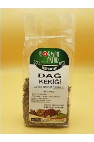 Lokman Aktar Zahter Dağ Kekiği 50 G