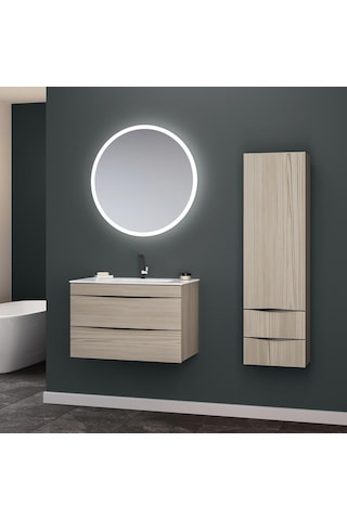 Orka Vento 60 Cm Mdf Glassgow Banyo Dolabı Takımı Ve Boy Dolabı Çok Renkli