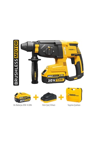 Sgs Plus SGS5521 - 20 Volt 4 Amper 2.8 Joules 0-5300 BPM Akülü Darbeli Kırıcı Delici Seti