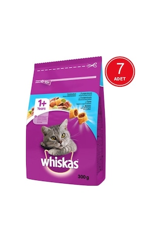 Whiskas Ton Balıklı ve Sebzeli Yetişkin Kedi Maması 7 x 300 G