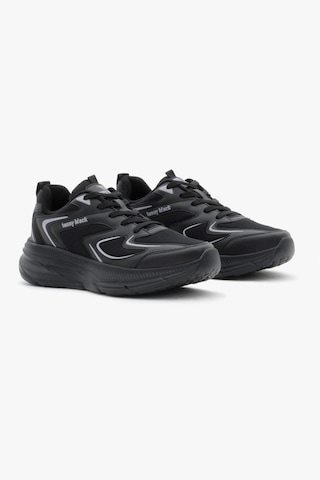 Tonny Black Nefes Alabilen Kumaş Faylon Taban Bağcıklı Unisex Siyah Spor Ayakkabı Tbals015 Siyah
