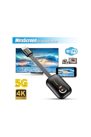 Mirascreen G9+ Dual Band 5G+2.4G Kablosuz Görüntü Aktarıcı