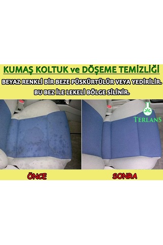 Terlans Parfümlü Torpido Parlatıcı ve Araç İçi Temizleyici 2X500