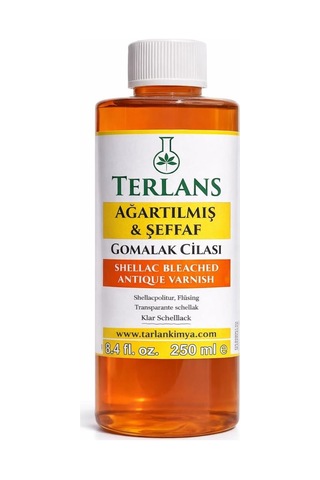 Şeffaf Gomalak Cilası 250 Ml Shellac Bleached