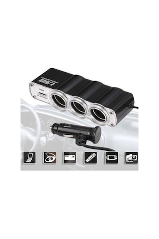 Çarşıhan Oto Çakmak Çoklayıcı Çoğaltıcı Soketi Usb