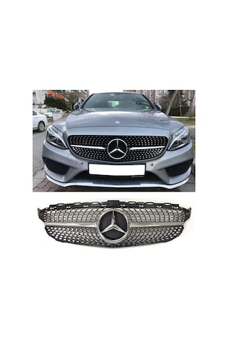 Mercedes W205 Diamond Amg Ön Panjur Izgara 2015-2018 Arası