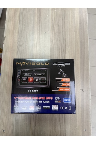 Navigold Ds-5250 Double Teyp 7" 4x55w Bt/usb/sd/fm/aux Carplay Kameralı - Sencan Sound